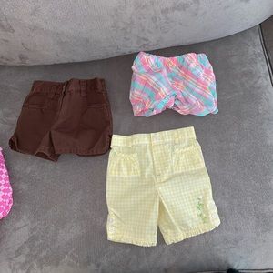 6 month, girls summer shorts.